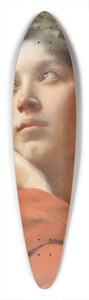 Wadysaw Czachrski - Portrait Of A Girl With Laurel Wreath 39.3 inch art pintail longboard deck Wadysaw Czachrski - Portrait Of A Girl With Laurel Wreath 39.3 inch art pintail longboard deck