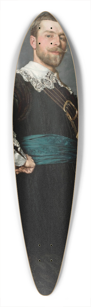 Wadysaw Czachrski - Portrait of Stanisaw Czachrski (18531904), artists brother 39.3 inch art pintail longboard deck