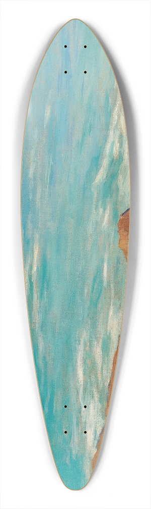 Wadysaw lewiski - A Coastal Landscape 39.3 inch art pintail longboard deck