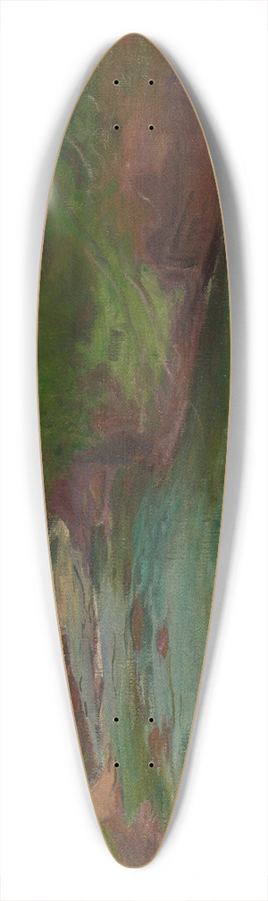 Wadysaw lewiski - Mountain stream  in the Tatra Mountains below Mt Nosal 39.3 inch art pintail longboard deck