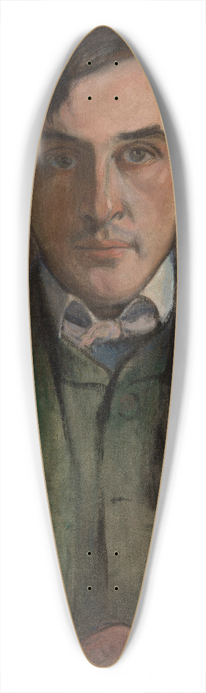 Wadysaw lewiski - Portrait of Stanisaw Ignacy Witkiewicz 39.3 inch art pintail longboard deck