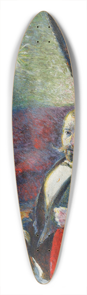 Wadysaw Podkowiski - Portrait of a man 39.3 inch art pintail longboard deck
