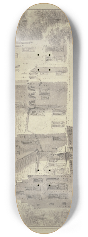 Abraham de Haen the Younger - Lips by Voorschoten 8.25 inch art skate deck