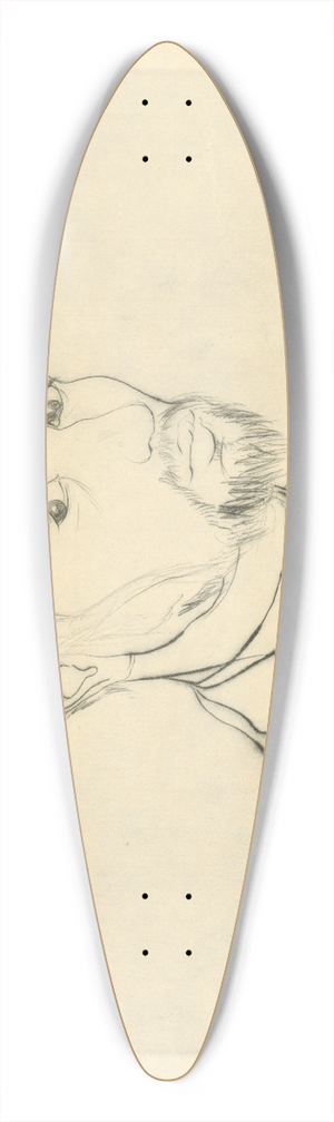 Wadysaw Skoczylas - Podobize maliara turdka 39.3 inch art pintail longboard deck