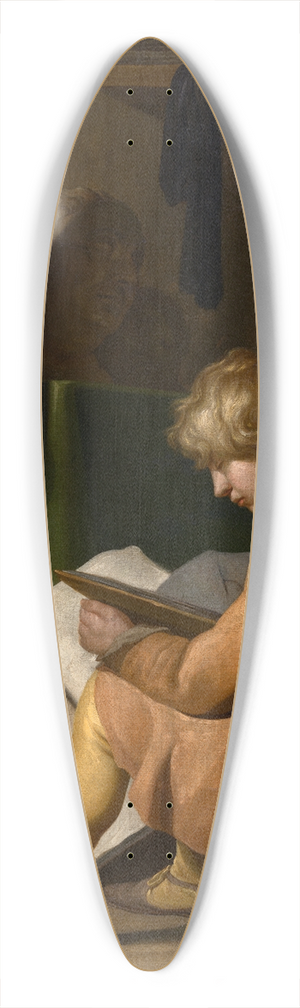 Wallerant Vaillant - A Young Artist 39.3 inch art pintail longboard deck