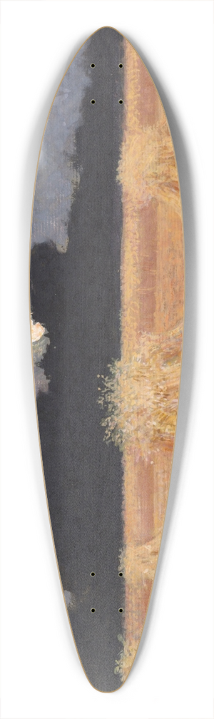 Walter Crane - Moonrise 39.3 inch art pintail longboard deck
