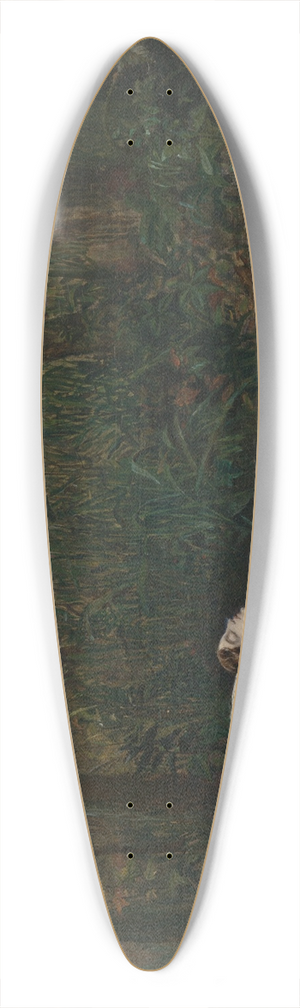 Walter Crane - The Lady of Shalott 39.3 inch art pintail longboard deck