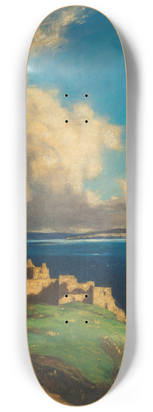 David Young Cameron - Castle Urquhart and Loch Ness 8.25 inch art skate deck David Young Cameron - Castle Urquhart and Loch Ness 8.25 inch art skate deck