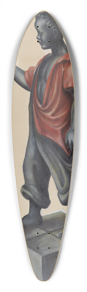 Walter Hochstrasser - Hitching Post 39.3 inch art pintail longboard deck