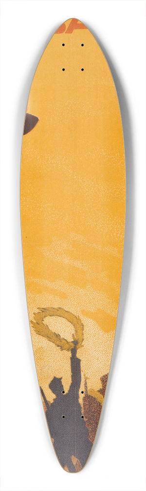 Walter Khn - 8. Kriegsanleihe 39.3 inch art pintail longboard deck