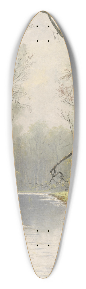 Walter Moras - Motiv aus dem Spreewald 39.3 inch art pintail longboard deck Walter Moras - Motiv aus dem Spreewald 39.3 inch art pintail longboard deck