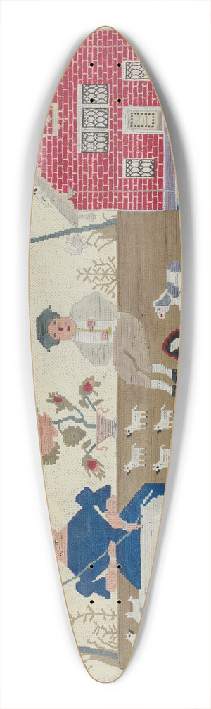 Walter Praefke - Sampler 39.3 inch art pintail longboard deck