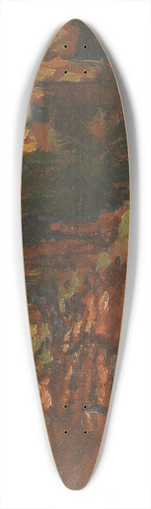 Walter Richard Sickert - Envermeu 39.3 inch art pintail longboard deck