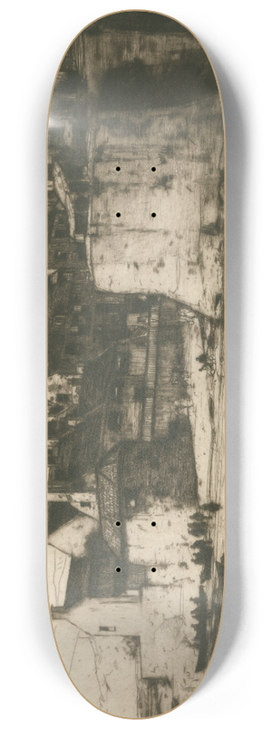 David Young Cameron - Robin Hoods Bay 8.25 inch art skate deck