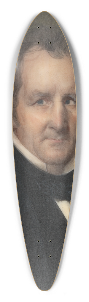 Washington Blanchard - Benjamin Tappan 39.3 inch art pintail longboard deck
