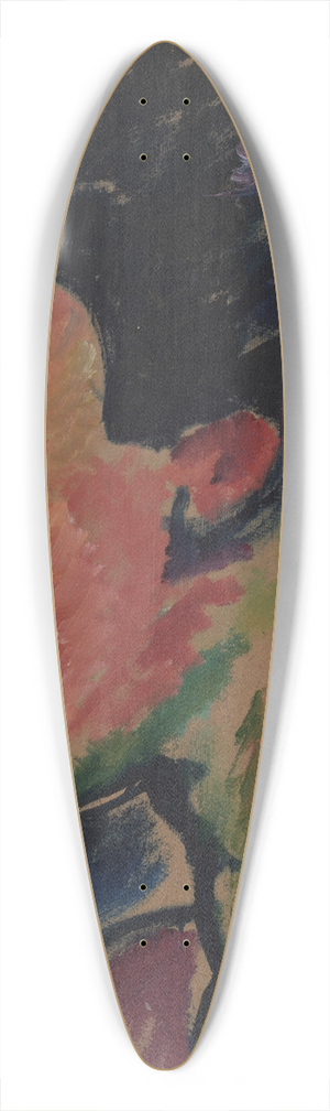 Wassily Kandinsky - Abstraction 39.3 inch art pintail longboard deck