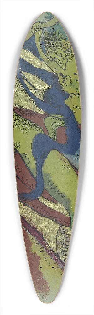 Wassily Kandinsky - Apocalyptic Riders I 39.3 inch art pintail longboard deck