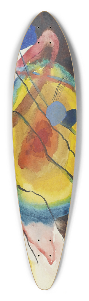 Wassily Kandinsky - Entwurf zu einem Wandbild fr Edwin R. Campbell 39.3 inch art pintail longboard deck