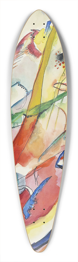 Wassily Kandinsky - Entwurf zu einem Wandbild fr Edwin R. Campbell Nr. 1 39.3 inch art pintail longboard deck