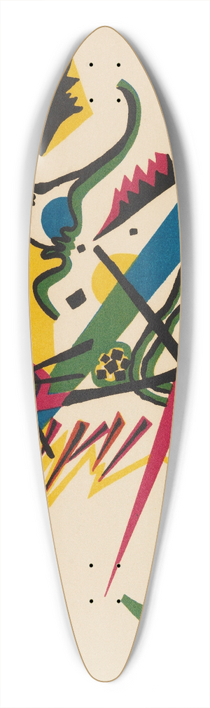 Wassily Kandinsky - Kleine Welten I 39.3 inch art pintail longboard deck