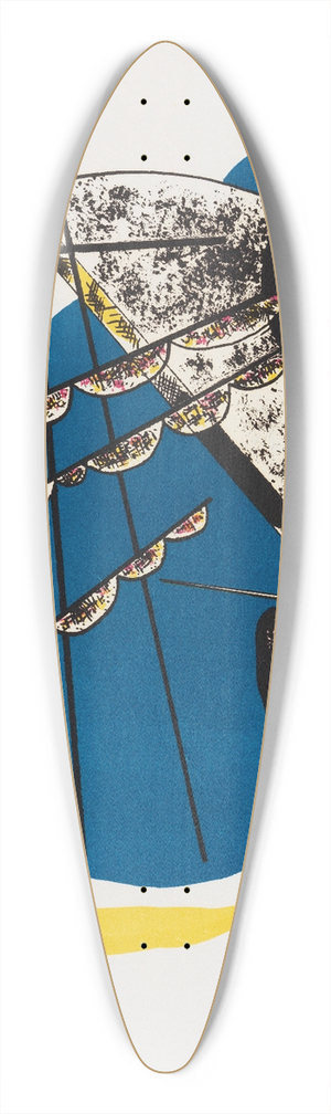 Wassily Kandinsky - Kleine Welten Ii 39.3 inch art pintail longboard deck