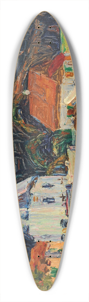 Wassily Kandinsky - KochelDorfkirche 39.3 inch art pintail longboard deck