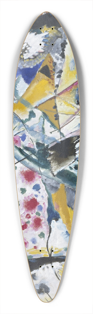Wassily Kandinsky - Large Study on a Mural for Edwin R. Campbell (Summer) 39.3 inch art pintail longboard deck