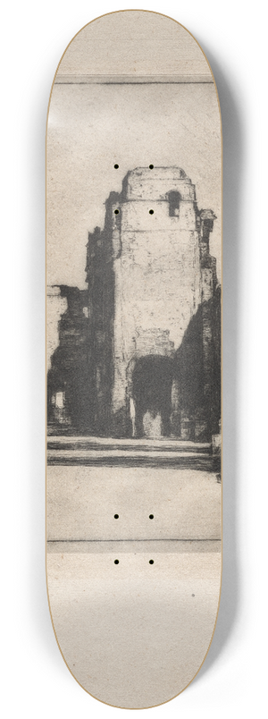 David Young Cameron - Tepidarium, Baths of Caracella 8.25 inch art skate deck