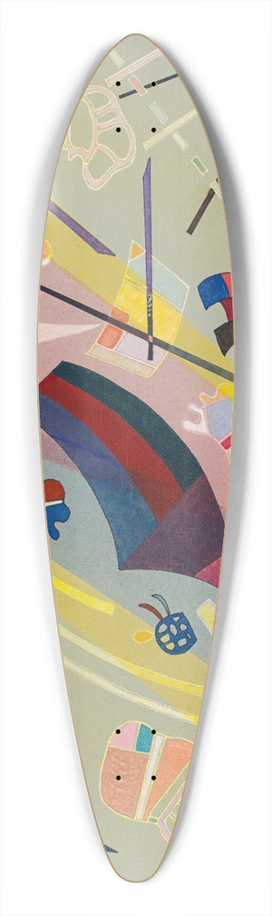 Wassily Kandinsky - Sans Titre 39.3 inch art pintail longboard deck