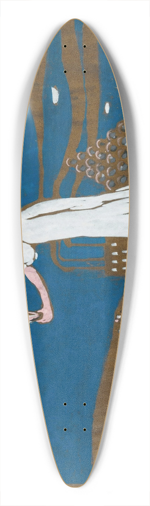 Wassily Kandinsky - Sketch For A Poster For A French Brewery 39.3 inch art pintail longboard deck