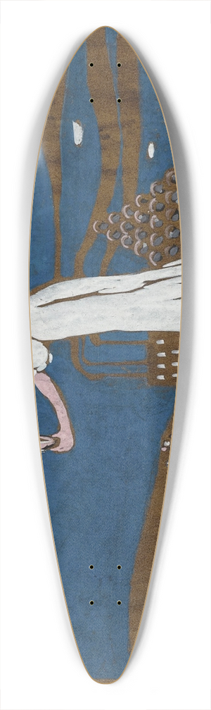 Wassily Kandinsky - Sketch for a Poster for a French Brewery 39.3 inch art pintail longboard deck