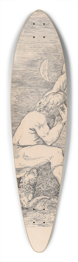 Welby Sherman - The Shepherd 39.3 inch art pintail longboard deck