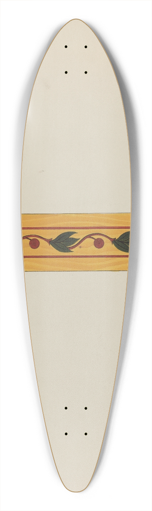 Wellington Blewett - Decorative Panel from Rail Car Interior 39.3 inch art pintail longboard deck