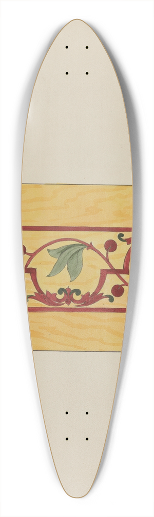 Wellington Blewett - Decorative Panel from Rail Car Interior 39.3 inch art pintail longboard deck