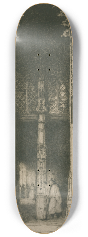 David Young Cameron - The North Porch, Harfleur 8.25 inch art skate deck David Young Cameron - The North Porch, Harfleur 8.25 inch art skate deck