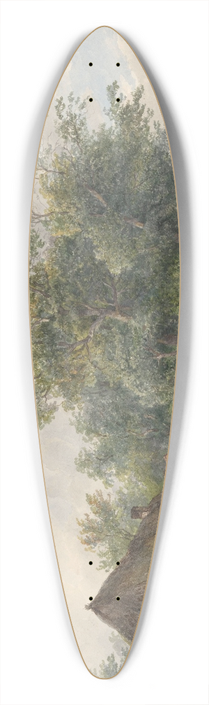 Wijnand Nuijen - Landschap met boerderijen en vee 39.3 inch art pintail longboard deck Wijnand Nuijen - Landschap met boerderijen en vee 39.3 inch art pintail longboard deck