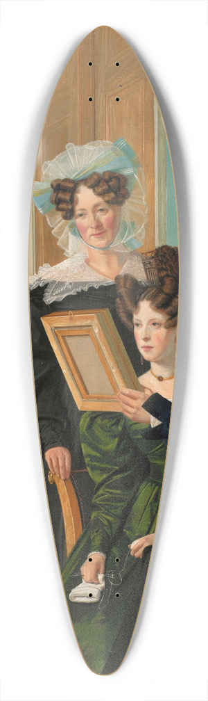 Wilhelm Bendz - The Raffenberg Family 39.3 inch art pintail longboard deck