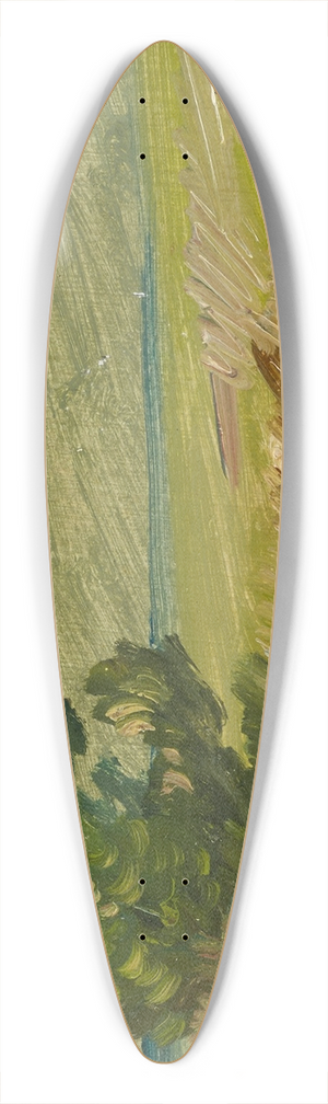 Wilhelm Busch - Niederschsische Landschaft 39.3 inch art pintail longboard deck
