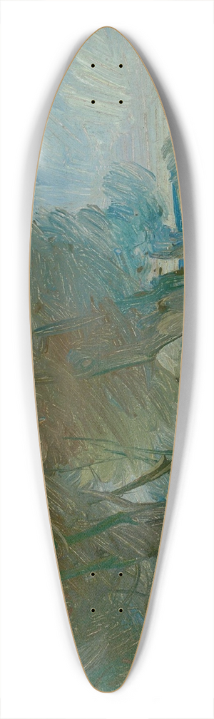 Wilhelm Busch - Waldrand mit Rotjacke 39.3 inch art pintail longboard deck
