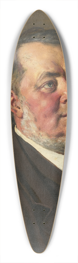 Wilhelm Drr - Portrt eines Wirtes aus Freiburg 39.3 inch art pintail longboard deck