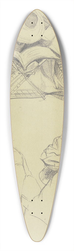 Wilhelm Gentz - Studienblatt; Arabische Gelehrte mit Bchern 39.3 inch art pintail longboard deck