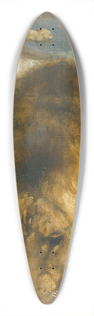 Wilhelm Kuhnert - Lions 39.3 inch art pintail longboard deck
