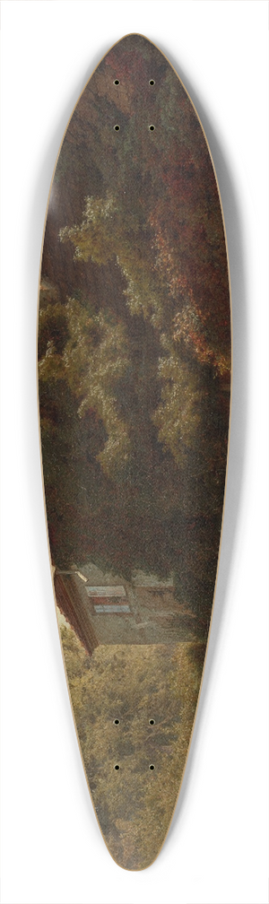 Wilhelm Ludwig Friedrich Riefstahl - Sptsommernachmittag 39.3 inch art pintail longboard deck