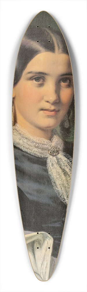 Wilhelm Marstrand - Portrait of Mrs. Vilhelmine Heise, born Hage (1838-1912) 39.3 inch art pintail longboard deck