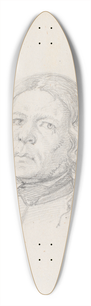 Wilhelm Marstrand - Portrthoved, svensk bonde 39.3 inch art pintail longboard deck