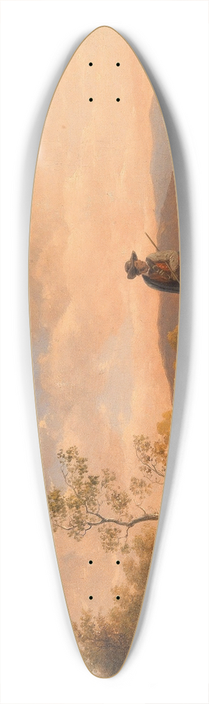 Wilhelm Melchior - Hirte mit Schafherde 39.3 inch art pintail longboard deck
