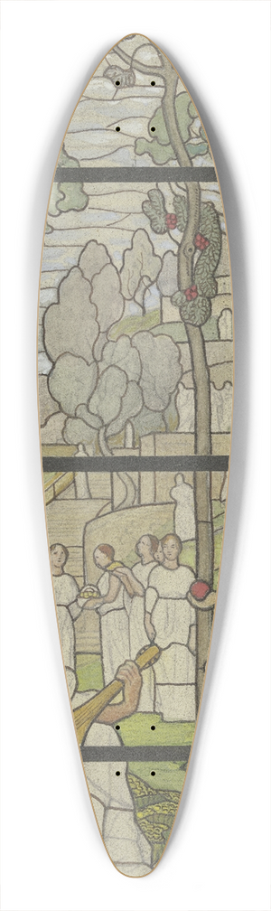 Wilhelm Ss - The blessed 39.3 inch art pintail longboard deck