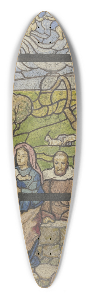 Wilhelm Ss - The calm during the flight 39.3 inch art pintail longboard deck