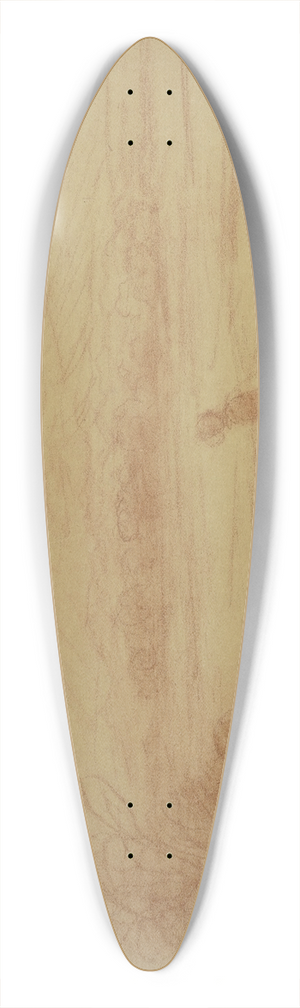 Wilhelm Steinhausen - Lost paradise 39.3 inch art pintail longboard deck