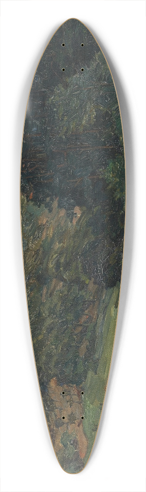 Wilhelm Trbner - Burg Kronberg im Taunus 39.3 inch art pintail longboard deck